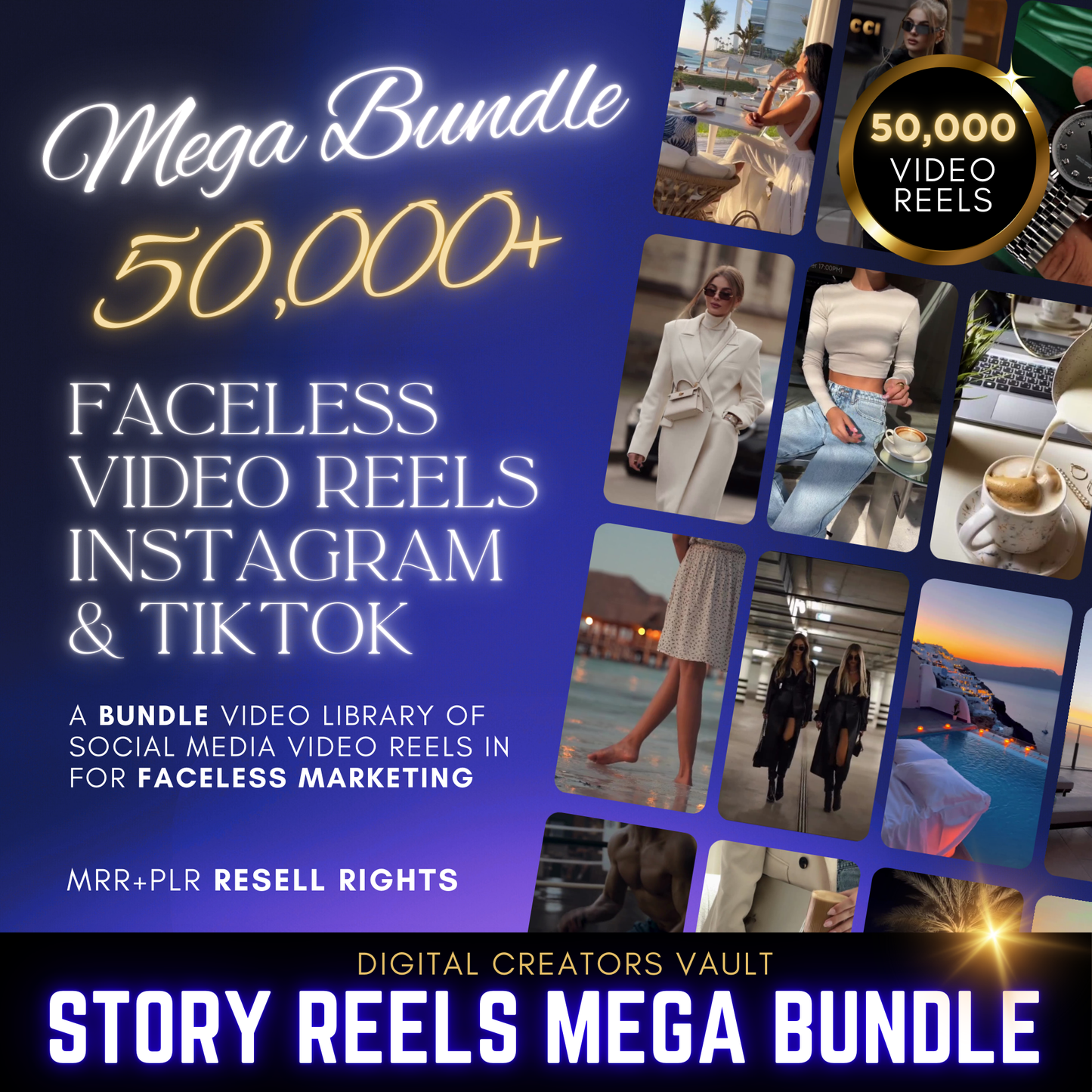 Faceless Video Reels Vault - 50,000 Mega Collection