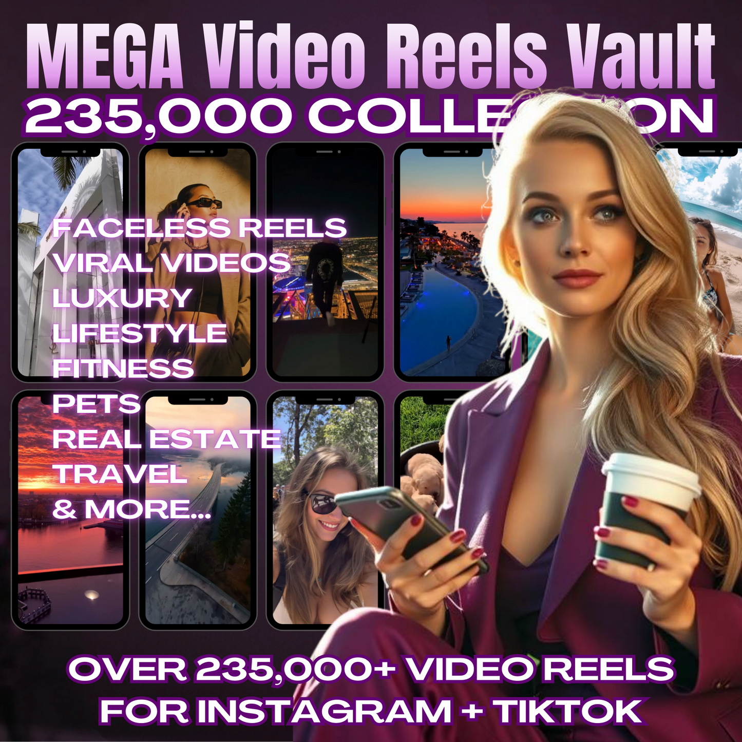 Mega Video Reels Vault - 235,000 Collection