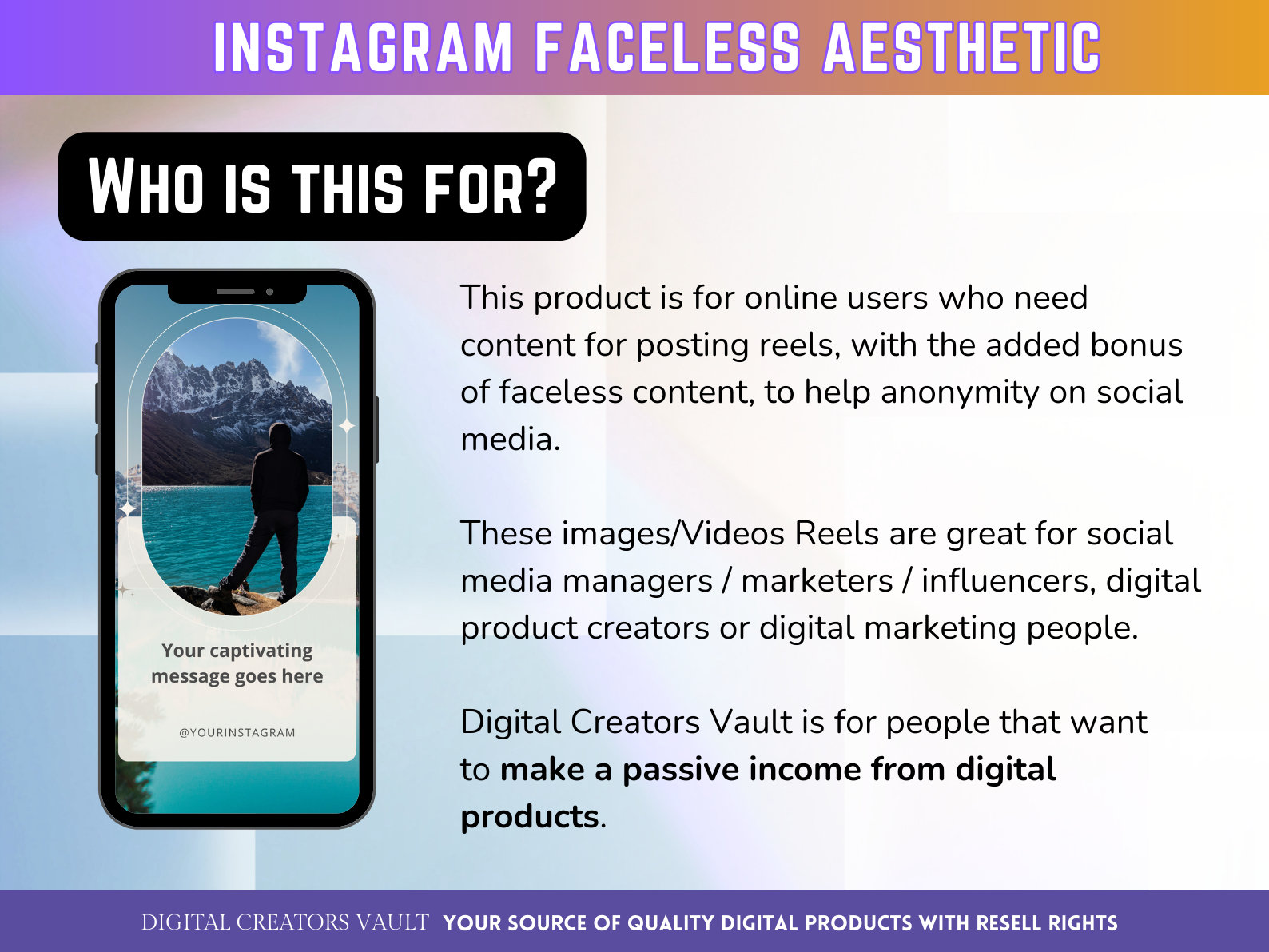 50+ Faceless Instagram Reel Templates, Aesthetic Reels, Reels Canva  templates